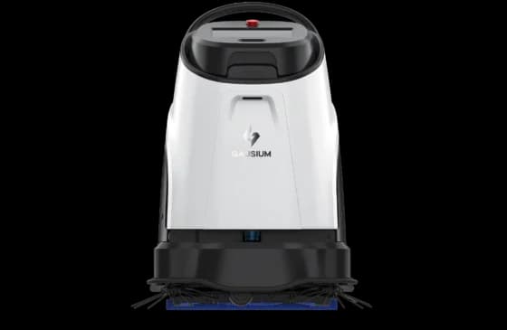 Gausium Scrubber 50 autonomous mid-size floor scrubbing robot, front view