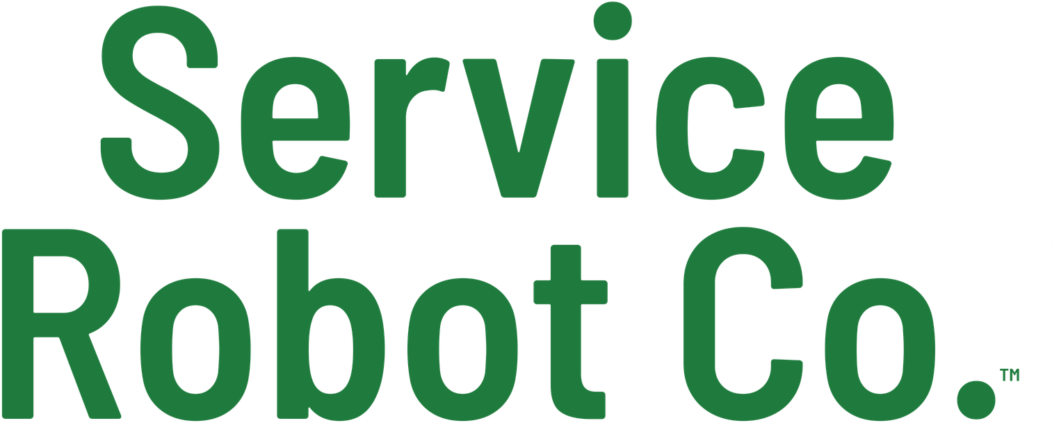 Compact green wordmark with transparent background